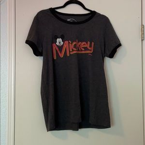 Torrid Disney Collection Gray Mickey Mouse Shirt